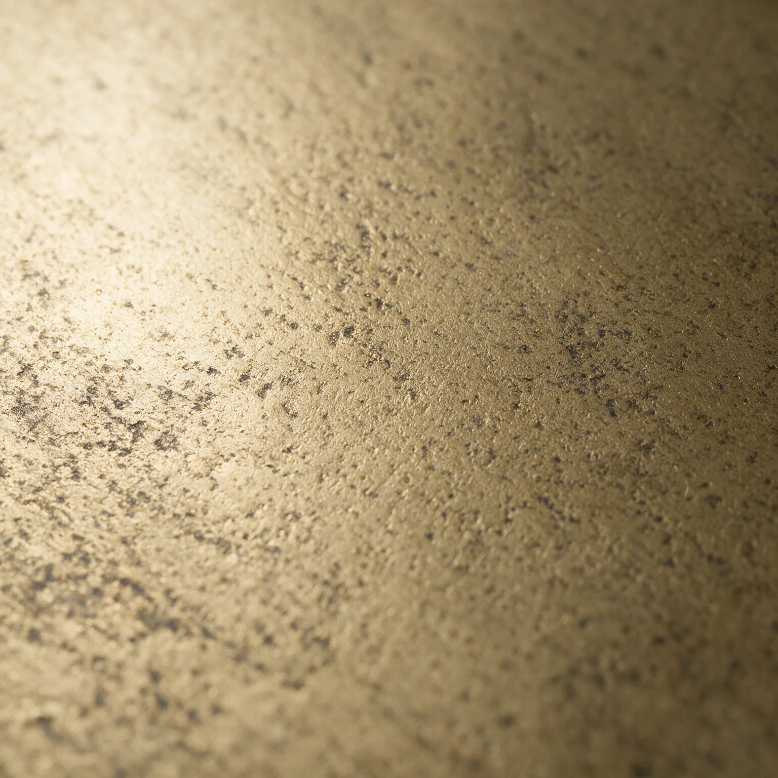 10" Brass Aluminum Tabletop Sculpture, material close-up